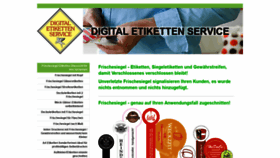 What Digital-etiketten-service.de website looked like in 2022 (3 years ago)