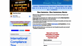 What Dreamthisday.com website looked like in 2022 (2 years ago)