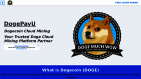 What Dogepayu.com website looked like in 2022 (2 years ago)