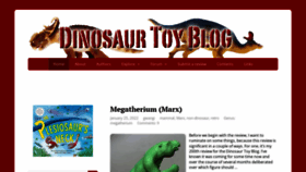 What Dinotoyblog.com website looked like in 2022 (2 years ago)
