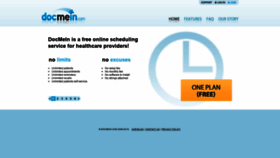 What Docmein.com website looked like in 2022 (2 years ago)