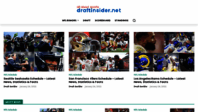 What Draftinsider.net website looked like in 2022 (2 years ago)