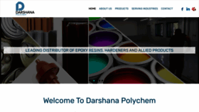 What Darshanapolychem.com website looked like in 2022 (2 years ago)