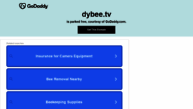 What Dybee.tv website looked like in 2022 (2 years ago)