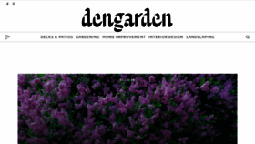 What Dengarden.com website looked like in 2022 (2 years ago)