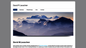 What David-leuschen.com website looked like in 2022 (2 years ago)