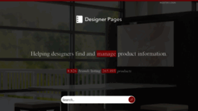 What Designerpages.com website looked like in 2022 (2 years ago)