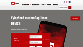 What Dpmcb.cz website looked like in 2022 (2 years ago)