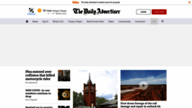What Dailyadvertiser.com.au website looked like in 2022 (2 years ago)