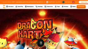 What Dragonkart.com website looked like in 2022 (2 years ago)