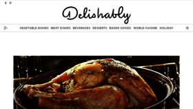 What Delishably.com website looked like in 2022 (2 years ago)
