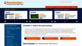 What Downloads.nl website looked like in 2022 (2 years ago)