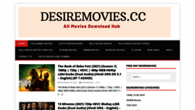 What Desiremovies.cc website looked like in 2022 (2 years ago)