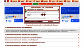 What Distanciasentre.com website looked like in 2022 (2 years ago)