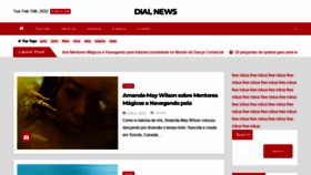 What Dial.news website looked like in 2022 (2 years ago)