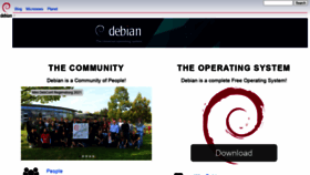 What Debian.net website looked like in 2022 (2 years ago)