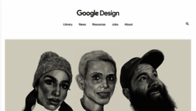 What Design.google website looked like in 2022 (2 years ago)