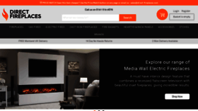What Direct-fireplaces.com website looked like in 2022 (2 years ago)