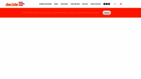 What Decidesoluciones.es website looked like in 2022 (2 years ago)