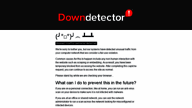 What Downdetector.com.br website looked like in 2022 (2 years ago)