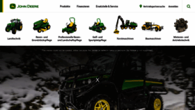 What Deere.de website looked like in 2022 (3 years ago)