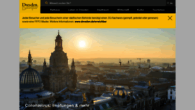 What Dresden.de website looked like in 2022 (2 years ago)