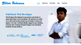 What Developerjillur.me website looked like in 2022 (2 years ago)