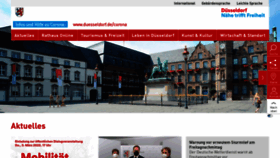 What Duesseldorf.de website looked like in 2022 (2 years ago)