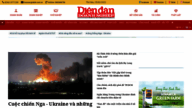 What Diendandoanhnghiep.vn website looked like in 2022 (3 years ago)