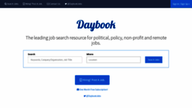What Daybook.com website looked like in 2022 (2 years ago)