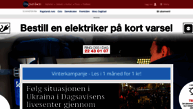 What Dagsavisen.no website looked like in 2022 (2 years ago)