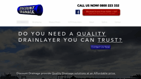 What Discountdrainage.co.nz website looked like in 2022 (2 years ago)