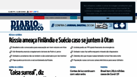 What Diariodepernambuco.com.br website looked like in 2022 (2 years ago)