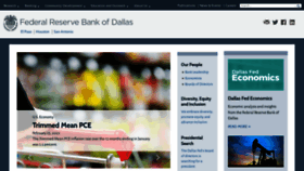 What Dallasfed.org website looked like in 2022 (2 years ago)