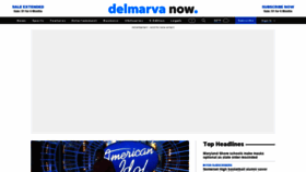 What Delmarvanow.com website looked like in 2022 (2 years ago)