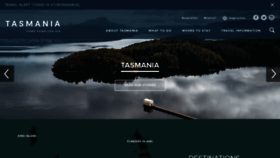 What Discovertasmania.com.au website looked like in 2022 (2 years ago)