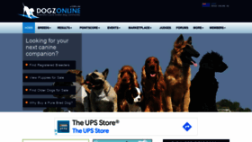 What Dogzonline.com.au website looked like in 2022 (2 years ago)