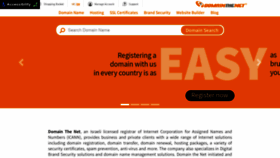 What Domainthenet.com website looked like in 2022 (3 years ago)