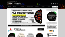 What Dskmusic.com website looked like in 2022 (2 years ago)
