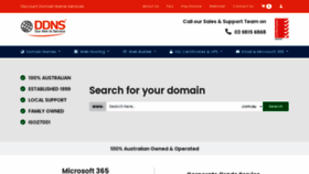 What Ddns.com.au website looked like in 2022 (2 years ago)