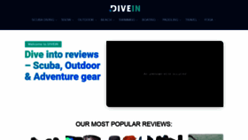 What Divein.com website looked like in 2022 (2 years ago)