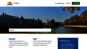 What Denhaag.nl website looked like in 2022 (2 years ago)