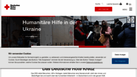 What Drk.de website looked like in 2022 (3 years ago)