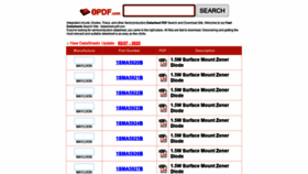 What Datasheet-pdf.com website looked like in 2022 (2 years ago)