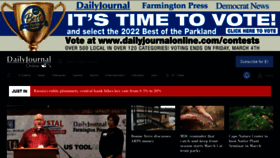 What Dailyjournalonline.com website looked like in 2022 (2 years ago)