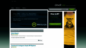 What Devot-ee.com website looked like in 2022 (2 years ago)