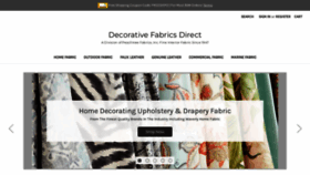 What Decorativefabricsdirect.com website looked like in 2022 (2 years ago)