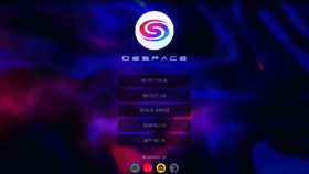 What Despace.io website looked like in 2022 (2 years ago)