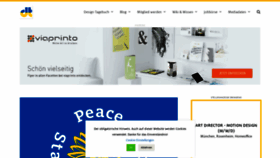 What Designtagebuch.de website looked like in 2022 (2 years ago)