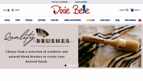 What Dixiebellepaint.com website looked like in 2022 (2 years ago)